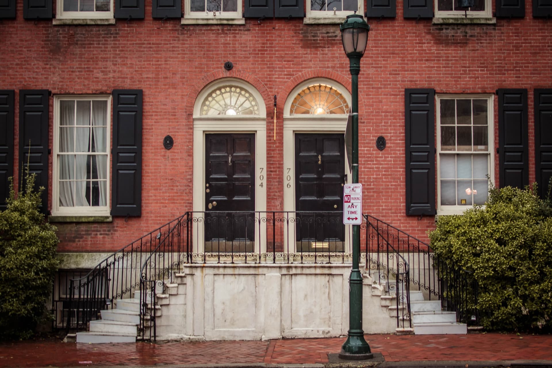 Historic Philadelphia brick townhome